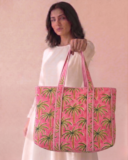 Beach Special Tote Bag with Zip