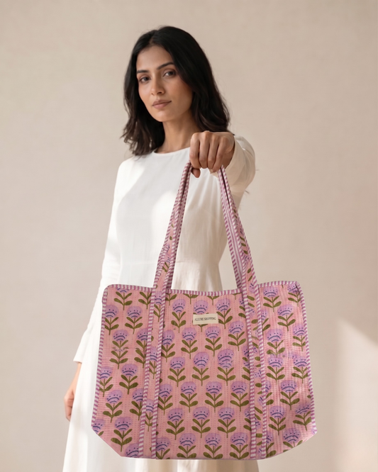 Limited Edition Pretty Bloom Bag with Zip