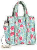 Floral Baag · Quilted Cotton Tote Bag