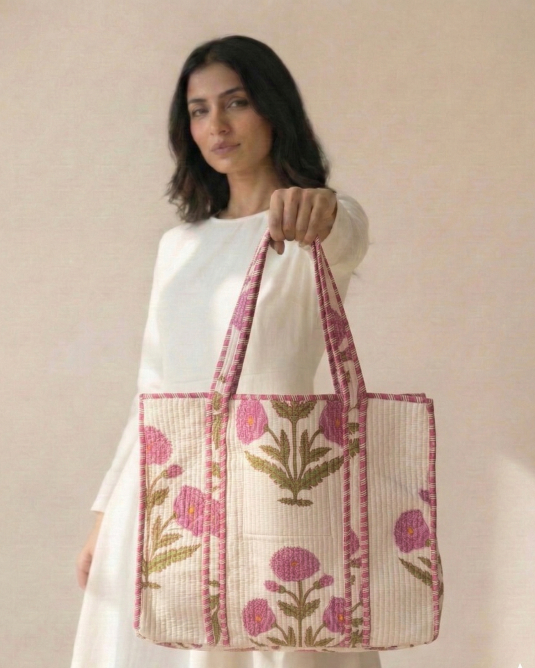 Garden Day Tote Bag with Zip