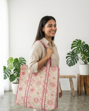 Gulistan Quilted Tote Bag with Zip