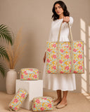 Blossom Bloom Tote Bag with Zip