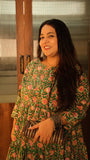 Green Meadow Pure Cotton Dress With Pocket