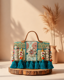 Ocean Bloom Boho Bag