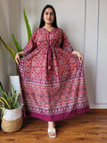 Hand Printed Cotton Kaftan Dresses