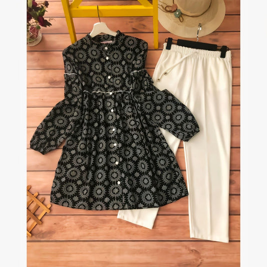 Stylish Kurti, Palazzo Set – Perfect Blend of Comfort and Fashion