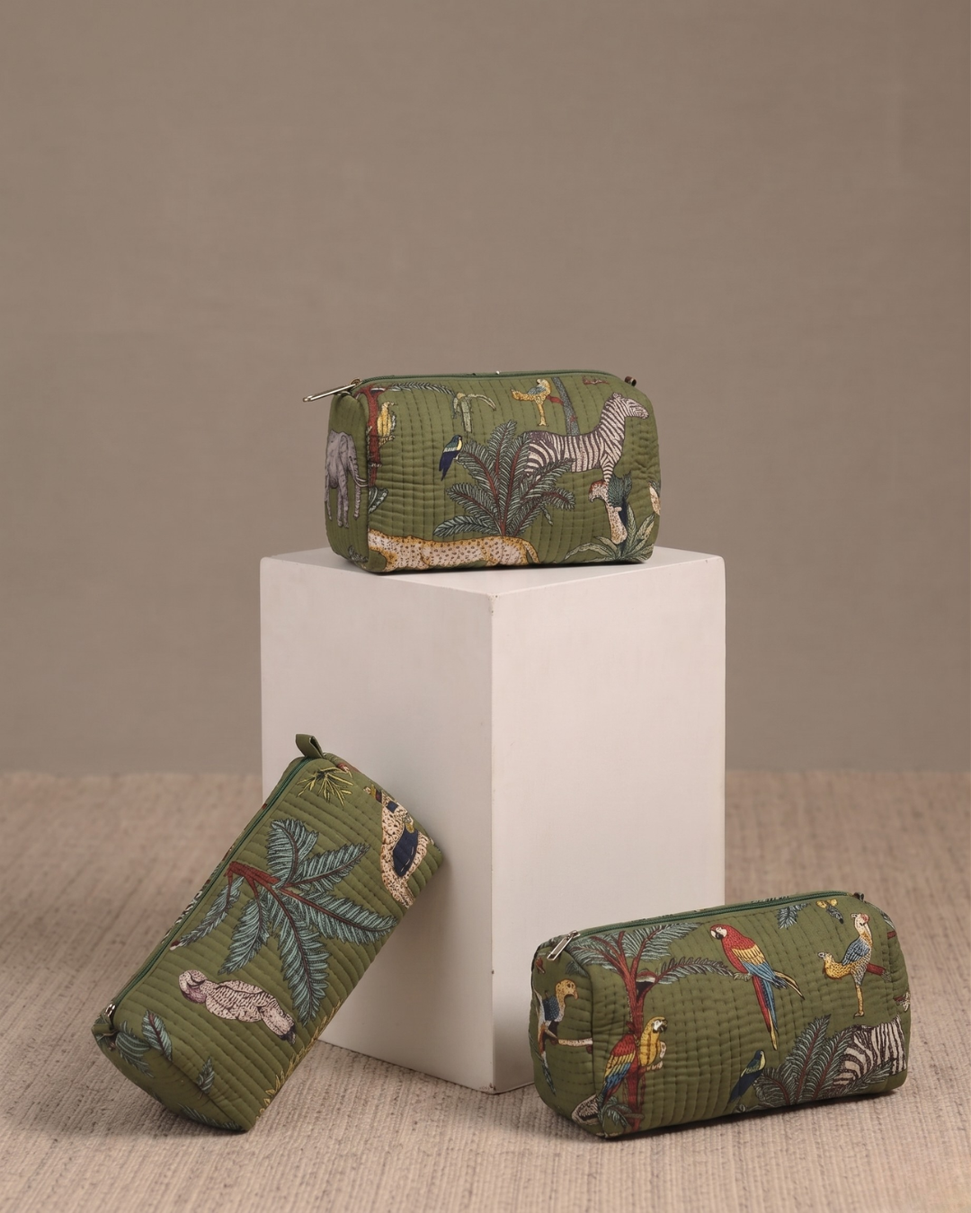 Jungle Special Set of 3 Pouches