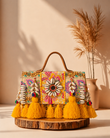 Saffron Bloom Boho Bag