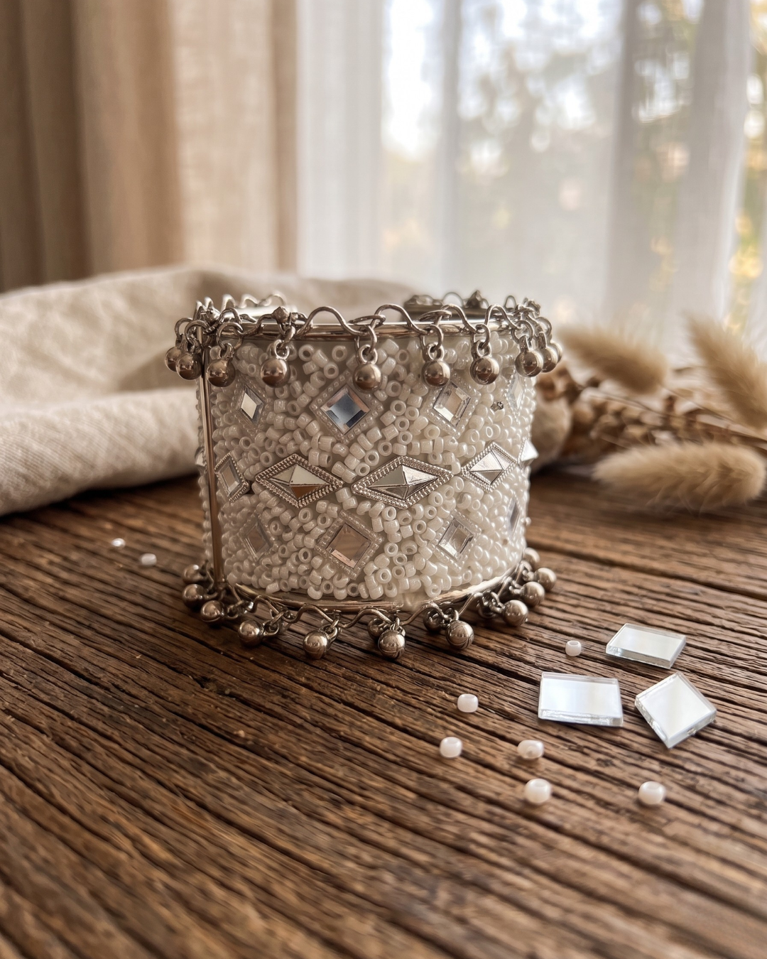 The Artisan’s Mirror Mosaic Cuff