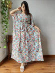 Hand Printed Cotton Kaftan Dresses