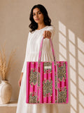 Springs Quilted Tote Bag with Zip