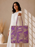 Lavender Oasis Jungle Theme Bag with Zip