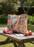 Peachy Tote Bag with Zip