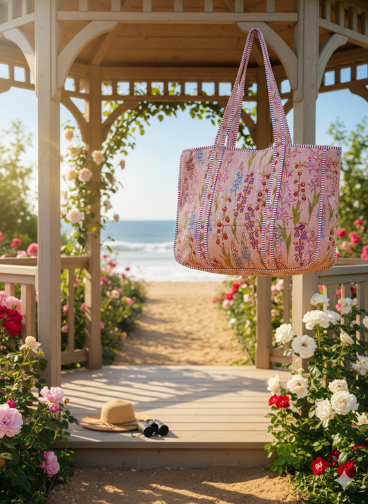 Gulabo Tote Bag with Zip