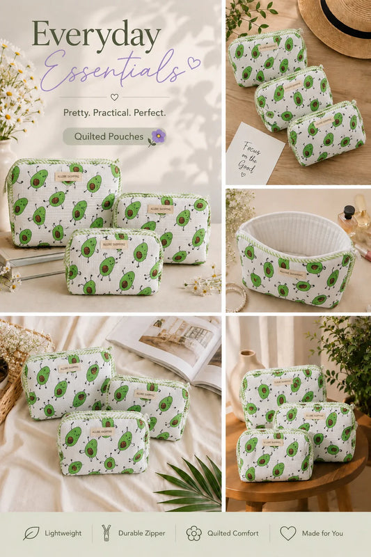 Avocado Special Set of 3 Pouches