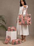 Jungle Glow Tote Bag with Zip