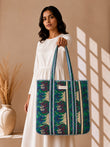 Loom and Leaf Bag with Zip