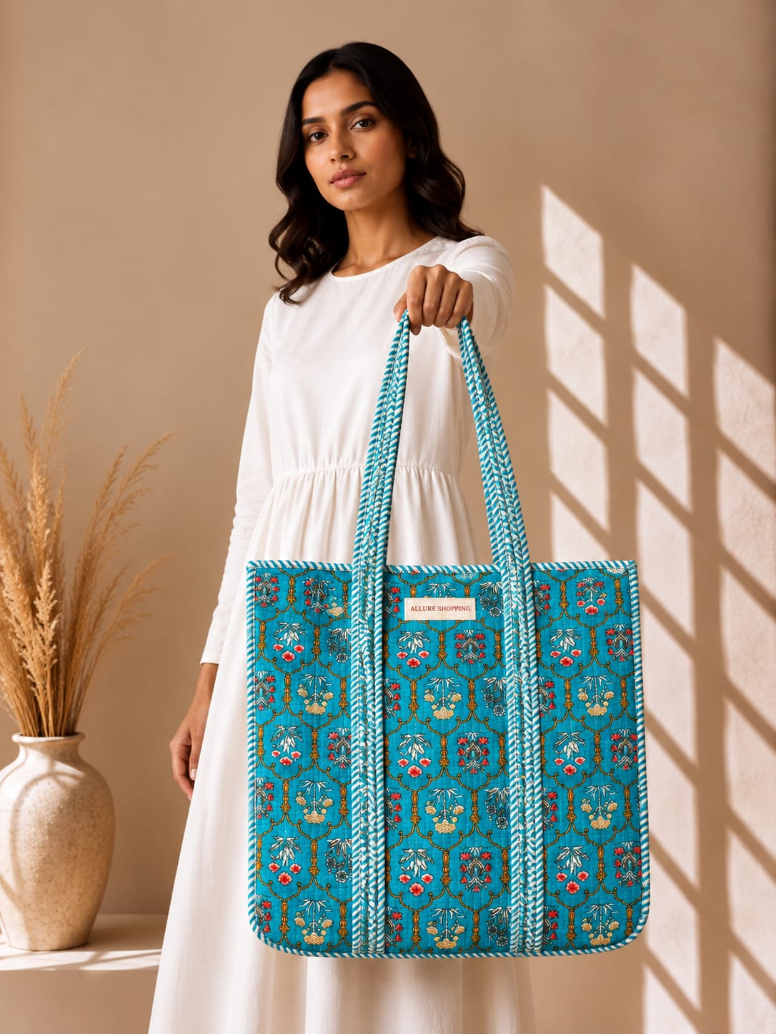 Secret Garden Tote Bag with Zip