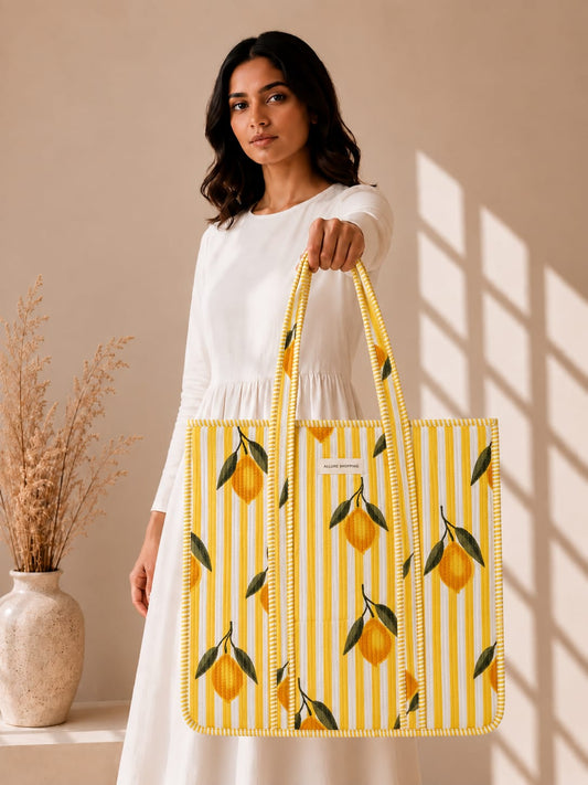 Amalfi Coast Tote Bag with Zip