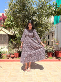 Pink Eclipse Pure Cotton Dress With Pocket