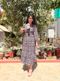 Pink Eclipse Pure Cotton Dress With Pocket