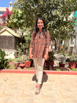 Midnight Muse Pure Cotton Short Kurti