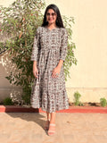 Ivory Smoke Pure Cotton Short Kurti