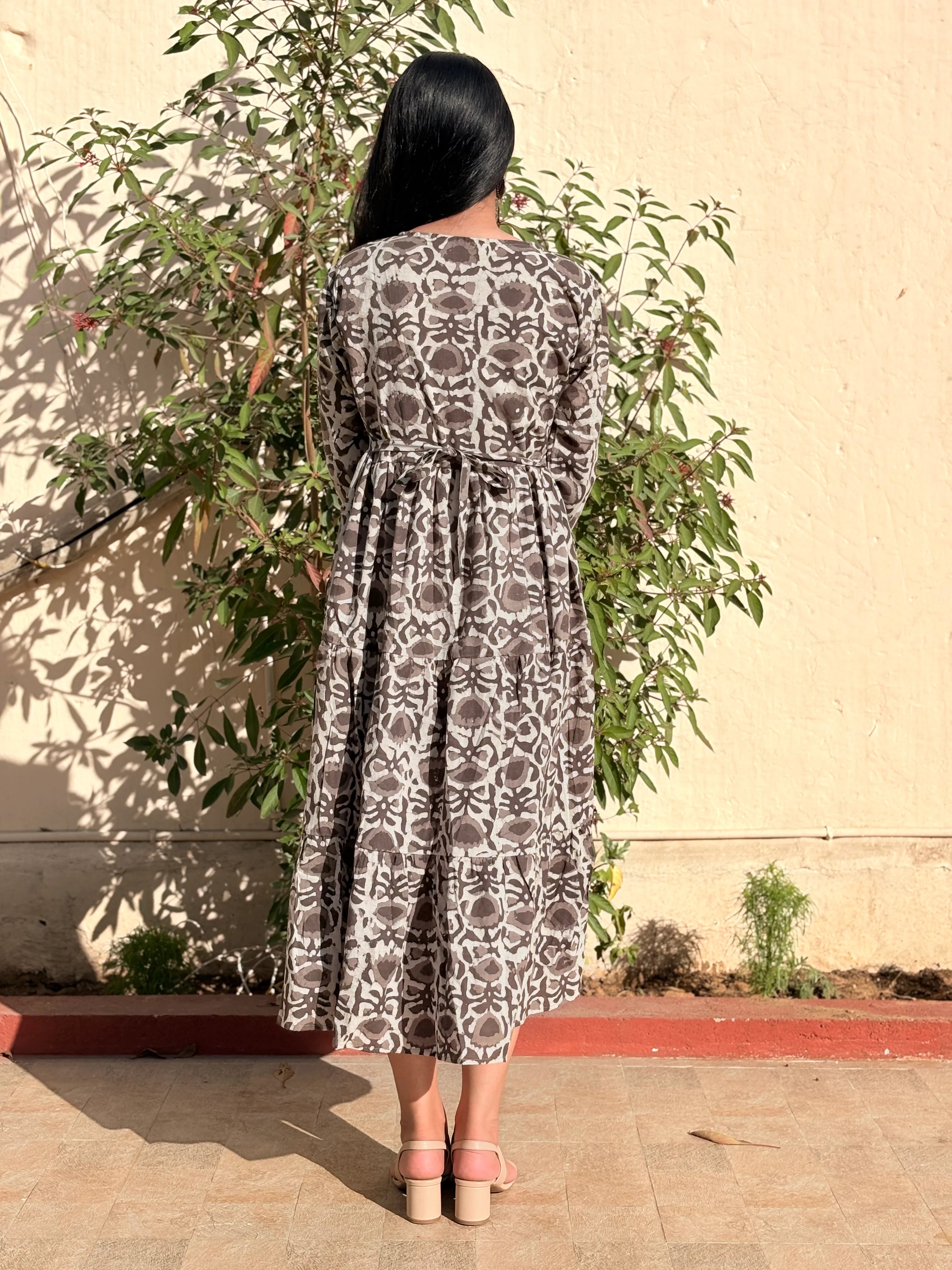 Ivory Smoke Pure Cotton Short Kurti