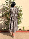 Ivory Smoke Pure Cotton Short Kurti