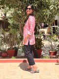 Pink Haze Pure Cotton Short Kurti