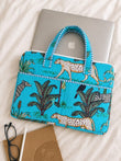 Blue Jungle Special · Quilted Cotton Laptop Sleeve