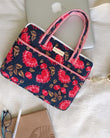 Indigo Blush · Quilted Cotton Laptop Sleeve
