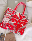 Scarlet Aviary · Quilted Cotton Laptop Sleeve