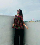 Midnight Muse Pure Cotton Short Kurti