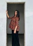 Midnight Muse Pure Cotton Short Kurti