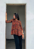 Midnight Muse Pure Cotton Short Kurti