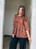 Midnight Muse Pure Cotton Short Kurti