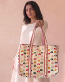 Jaipur Special Tote Bag with Zip - 4 Colors