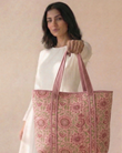 Gulistan Quilted Tote Bag with Zip