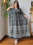 Hand Printed Cotton Kaftan Dresses