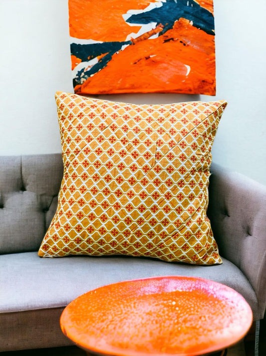 Jaipuri Screen Printed Quilted Cushion Cover set