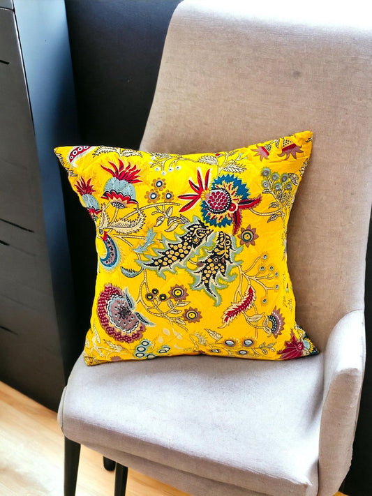 Jaipuri Screen Printed Quilted Cushion Cover set