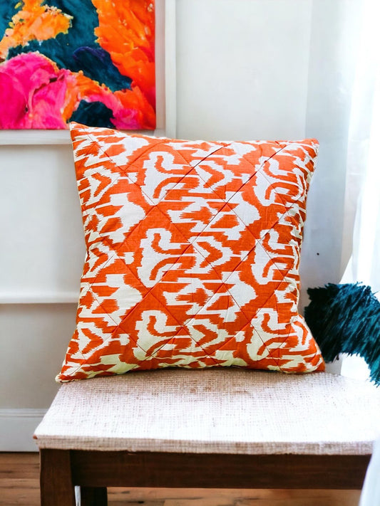 Jaipuri Screen Printed Quilted Cushion Cover set
