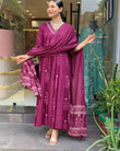 Pure Cotton Vibrant A-line Pant Set