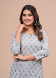 Pure Hand Block Printed Cotton Top
