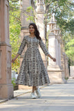 Silver Lining Pure Cotton Dress With Pocket