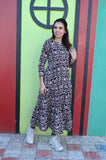 Pink Eclipse Pure Cotton Dress With Pocket