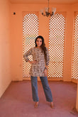 Ivory Smoke Pure Cotton Short Kurti