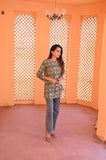 Floral Pure Cotton Short Kurti