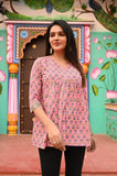 Sundari Saheli Pure Cotton Short Kurti